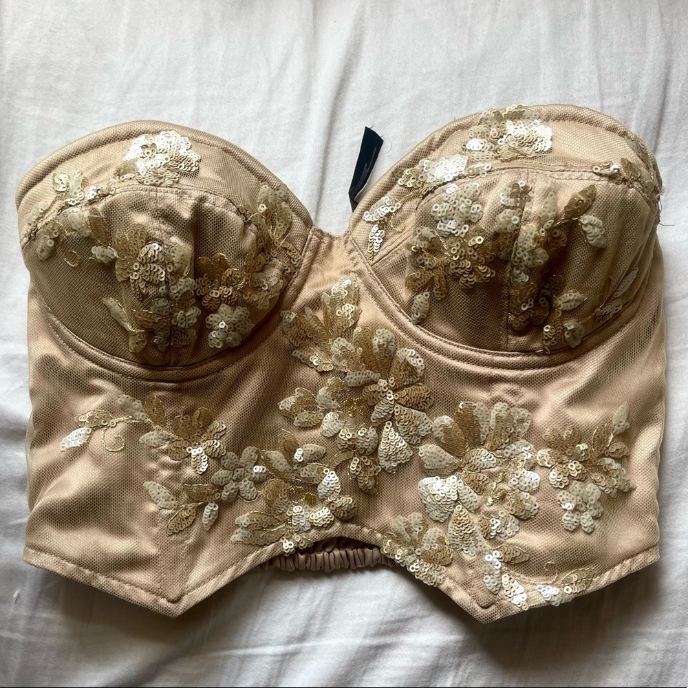 Vintage gold corset